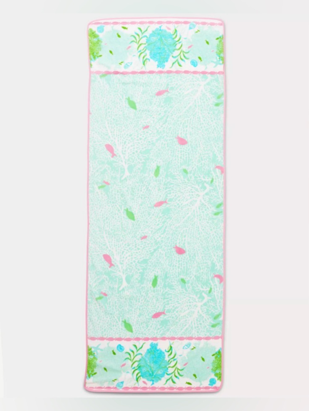 🩷🩵LILLY PULITZER Beach Lounger Towel Color: Mint Condition Fantastical - Picture 2 of 5